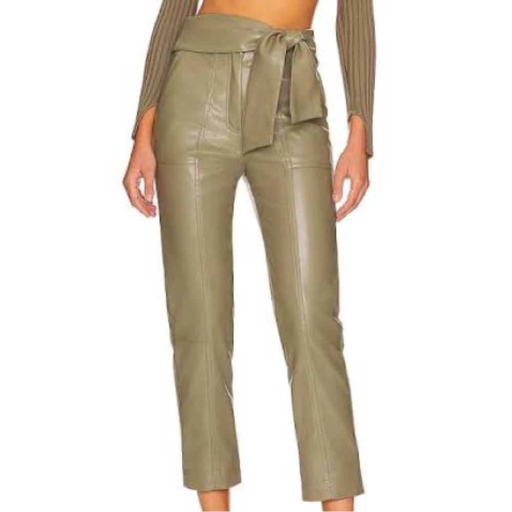 NWT! Jonathan Simkhai Tessa Vegan Leather Pant. Brand New. Never Worn